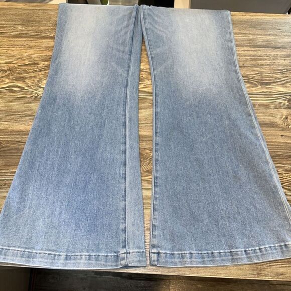 PAIGE Genevieve Modern High Rise Flare Transcend Vintage Stretch Jeans. Defect.N - Picture 2 of 10
